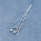 16G Silver Chain ต่างหูเจาะเครื่องประดับเหล็กผ่าตัดกระดูกอ่อน Cuff ต่างหู