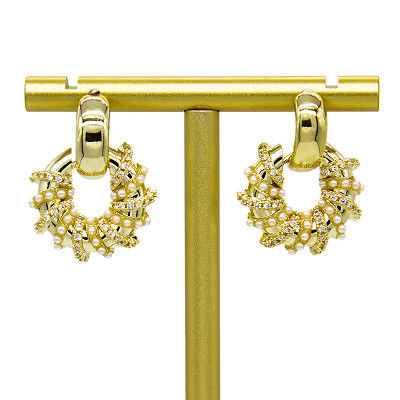OEM Hoop ต่างหูสำหรับผู้หญิง Hypoallergenic Women's Fashion Earrings